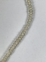 Japanese Buddhist Prayer Bracelet Vtg Juzu Glass Beads Green Rosary Tassel JZ181