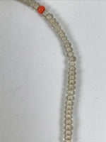 Japanese Buddhist Prayer Bracelet Vtg Juzu Glass Beads Green Rosary Tassel JZ181