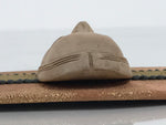 Japanese Carved Noh Mask Obidome Vtg Netsuke Sandalwood Young Girl Koomote SP1