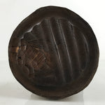 Japanese Carved Wooden Ainu Old Man Statue Vtg Okimono Hokkaido Brown AB114