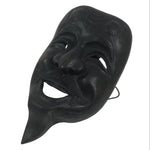 Japanese Carved Wooden Noh Mask Okina Vtg Old Man Nohmen Kagura Dance Brown OM94