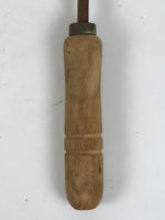 Japanese Cast Iron Yaki-In Branding Stamp Vtg Wood Craft Sweet Kanji Bubble T167