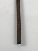 Japanese Cast Iron Yaki-In Branding Stamp Vtg Wood Craft Sweet Kanji Mikasa T163