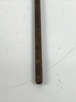 Japanese Cast Iron Yaki-In Branding Stamp Vtg Wood Craft Sweet Kanji Uchiwa T158