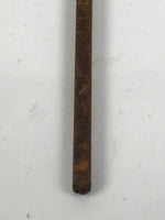 Japanese Cast Iron Yaki-In Branding Stamp Vtg Wood Craft Sweet Kanji Uchiwa T164