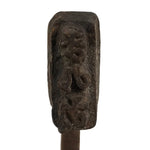 Japanese Cast Iron Yaki-In Branding Stamp Vtg Wood Craft Sweet Small Kanji T166