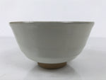 Japanese Ceramic Green Tea Bowl Matcha Chawan Vtg Hagi Ware White Pottery CHB131
