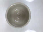 Japanese Ceramic Green Tea Bowl Matcha Chawan Vtg Pottery White Thick CHB132