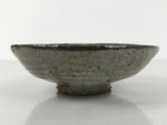 Japanese Ceramic Green Tea Bowl Summer Matcha Chawan Pottery Gray Brown SCW8