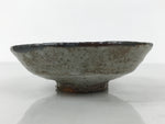 Japanese Ceramic Green Tea Bowl Summer Matcha Chawan Pottery Gray Brown SCW8