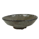 Japanese Ceramic Green Tea Bowl Summer Matcha Chawan Pottery Gray Brown SCW8