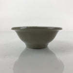 Japanese Ceramic Renge Spoon W/Stand Vtg Nabe Ramen Noodle Soup Gray PY877