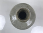 Japanese Ceramic Sake Bottle Kayoi-Tokkuri Vtg Gray Brown Kanji Tsudaya TS913