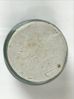 Japanese Ceramic Sake Pourer Tokkuri Cup Vtg Katakuchi Dark Green Glaze PY642