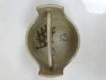 Japanese Ceramic Small Bowl Vtg Kobachi Kashibachi Chidori Bird Leaf Beige Y411