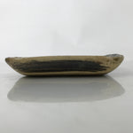 Japanese Ceramic Small Plate Kozara Vtg Sara Square Pottery Black Brown Y238