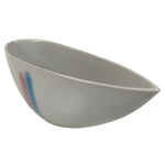 Japanese Ceramic Suiban Flower Vase Pottery Ikebana Accessory Narrow White Y534