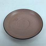 Japanese Ceramic Teacup Saucer Small Plate Meimeizara Vtg Matte Speckle Pink Y65
