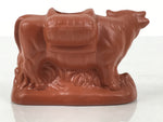 Japanese Ceramic Tokoname Cow Toothpick Holder Youjitate Zodiac Figurine Y536