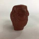 Japanese Ceramic Tooth Pick Stand Figurine Vtg Pottery Red Clay Sheep KF565