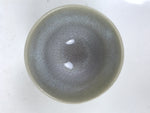 Japanese Ceramic Yunomi Teacup Vtg Hagi Ware Pottery Gray Yakimono Sencha TC601