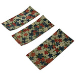 Japanese Chiyogami Paper Oshibori-Oki Wet Towel Tray 3pc Holder Sakura Red L390