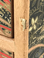 Japanese Chiyogami Paper Sewing Box Vtg Haribako Tansu 4 Drawers Flowers T360