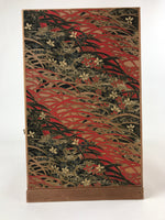 Japanese Chiyogami Paper Sewing Box Vtg Haribako Tansu 4 Drawers Flowers T360