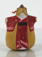 Japanese Clay Bell Dorei Awa Odori Dancers Vtg Tsuchi-Suzu Yukata Happi DR637