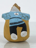 Japanese Clay Bell Dorei Awa Odori Dancers Vtg Tsuchi-Suzu Yukata Happi DR637