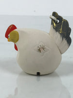 Japanese Clay Bell Dorei Chicken Vtg Tsuchi-Suzu Zodiac Animal Rooster DR639