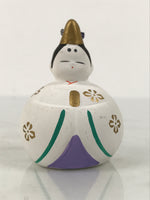 Japanese Clay Bell Dorei Hina Doll Tsuchi-Suzu Girls' Day Prince Emperor DR611