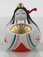 Japanese Clay Bell Dorei Hina Doll Tsuchi-Suzu Girls' Day Princess Empress DR604