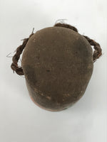 Japanese Clay Bell Dorei Tiger Lily Flower Vtg Tsuchi-Suzu Brown Orange DR632