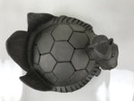 Japanese Clay Minogame Turtle Kawara Roof Tile Statue Ridge-End Sculpture ST60