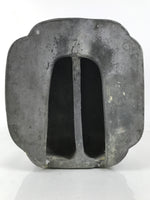 Japanese Clay Oni Demon Kawara Roof Tile Statue Ridge-End Onigawara Ogre ST56