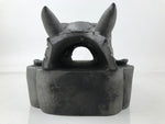 Japanese Clay Oni Demon Kawara Roof Tile Statue Ridge-End Onigawara Ogre ST56