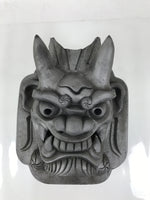 Japanese Clay Oni Demon Kawara Roof Tile Statue Ridge-End Onigawara Ogre ST57