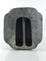 Japanese Clay Oni Demon Kawara Roof Tile Statue Ridge-End Onigawara Ogre ST57