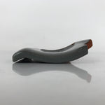 Japanese Clay Roof Tile Small Plate Mamezara Vtg Glazed Kinki Brand Gray PY849