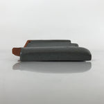 Japanese Clay Roof Tile Small Plate Mamezara Vtg Glazed Kinki Brand Gray PY849