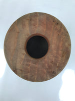 Japanese Copper Brazier Fire Pit 2pc Set Vtg Hibachi Sentoku Wooden Box PX794