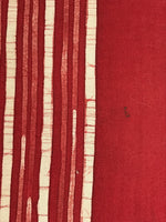 Japanese Cotton Fabric Sheet Music Book Folder Vtg Fuhonbasami Red Stripe KB80