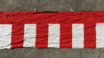 Japanese Decorative Curtain Kohakumaku Vtg Noren Red White Stripes Fabric MK43