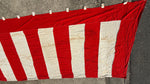 Japanese Decorative Divider Curtain Kohakumaku Vtg Noren Red White Fabric MK41