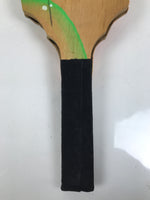 Japanese Decorative Wooden Paddle Hagoita Vtg Geisha Kimono New Years Game JK867