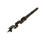 Japanese Drill Bit Woodworking Tool Vtg Carpentry Hole Screw Silver Brown T316