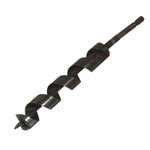 Japanese Drill Bit Woodworking Tool Vtg Carpentry Hole Screw Silver Brown T317