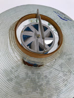 Japanese Electric Gifu Lantern 3 Legs Stand Vtg Obon Flowers Chrysanthemum LT97