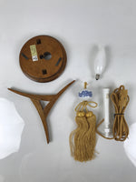 Japanese Electric Gifu Lantern 3 Legs Stand Vtg Obon Flowers Pagoda Decor LT100